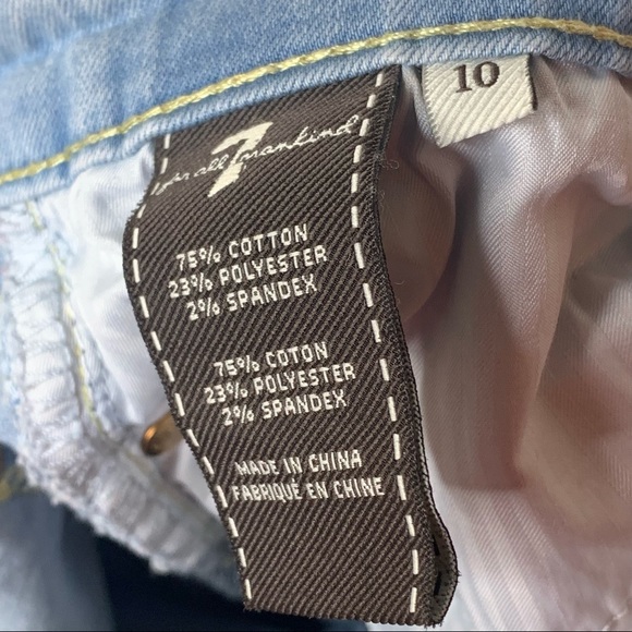 Girl’s 7 For All Mankind The Ankle Skinny Jeans - Picture 13 of 14